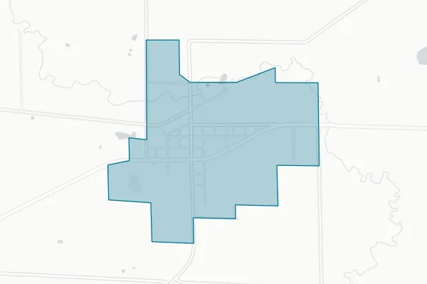 City of Ogilvie — detail map
