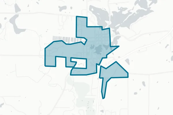 City of New London — detail map