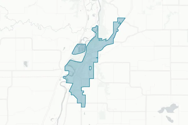City of Le Sueur — detail map