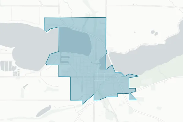 City of Waterville — detail map