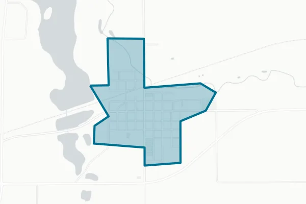 City of Brownton — detail map