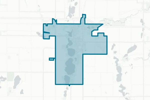 City of Fairmont — detail map