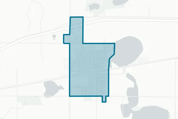City of Sherburn — detail map