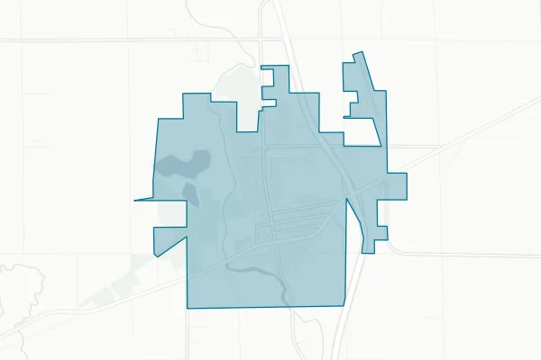 City of Milaca — detail map