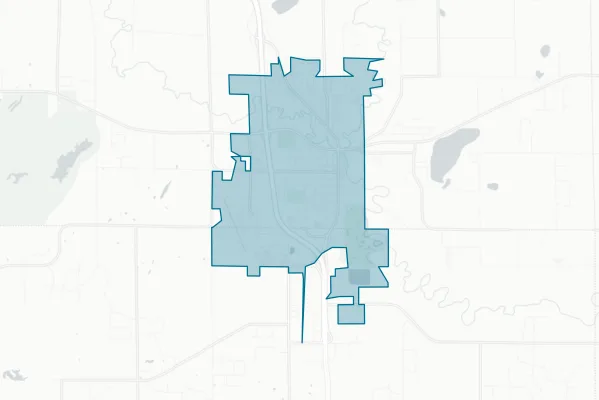 City of Princeton — detail map