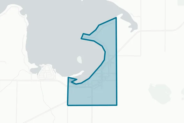 City of Wahkon — detail map