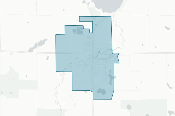 City of Pelican Rapids — detail map