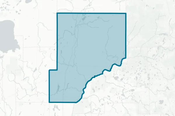 Pine County — detail map