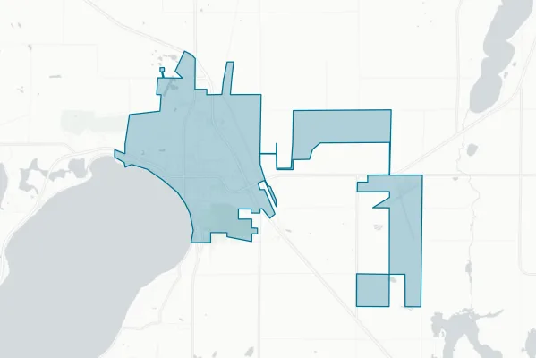 City of Glenwood — detail map