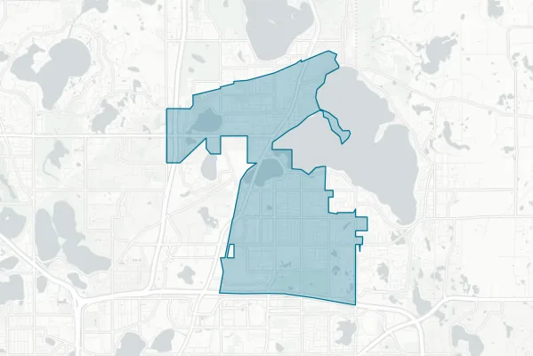 City of White Bear Lake — detail map