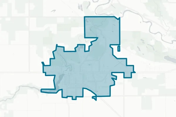 City of Redwood Falls — detail map