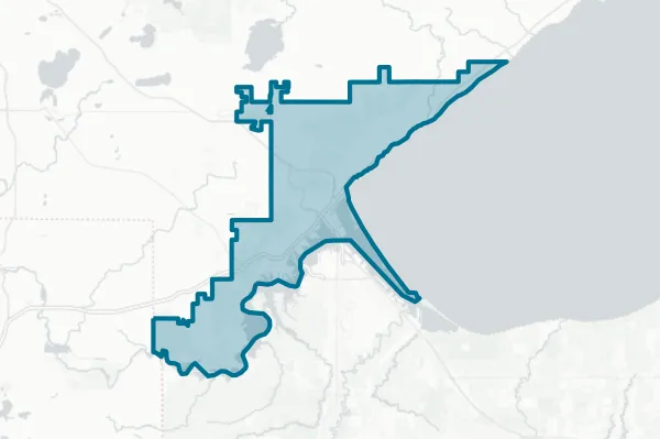 City of Duluth — detail map