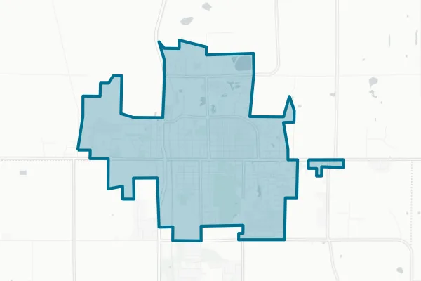 City of New Prague — detail map
