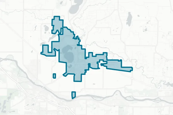 City of Big Lake — detail map