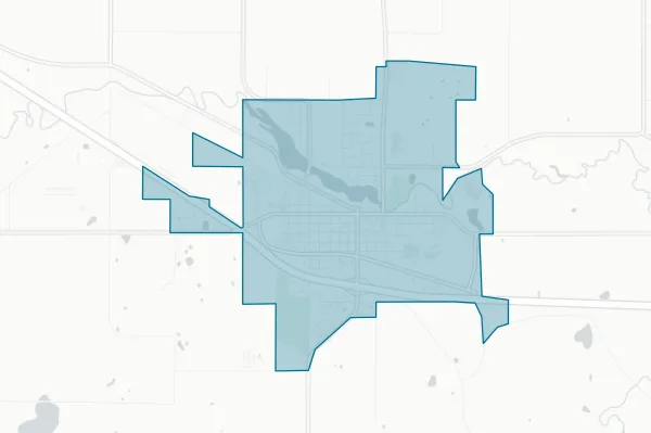 City of Melrose — detail map
