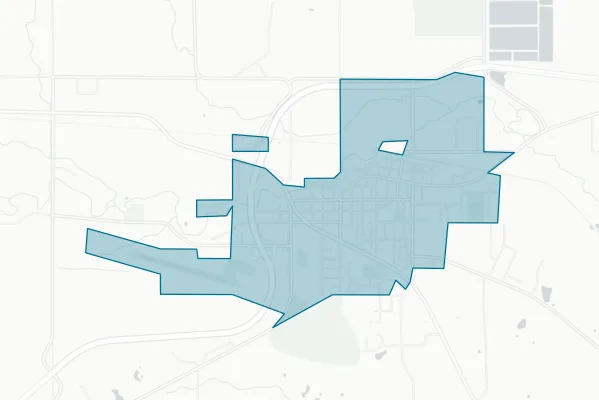 City of Paynesville — detail map