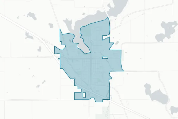 City of Sauk Centre — detail map