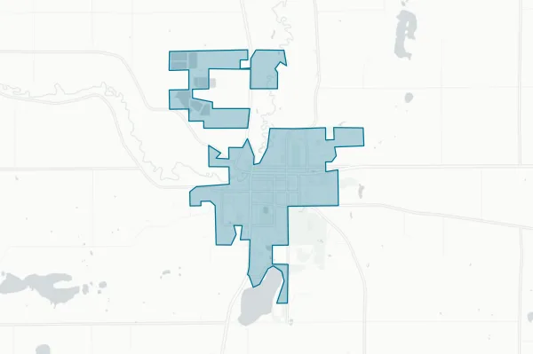 City of Long Prairie — detail map