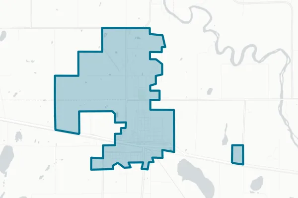 City of Staples — detail map