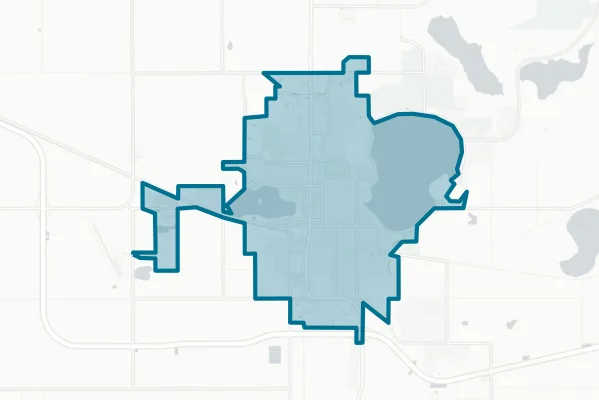 City of Waseca — detail map