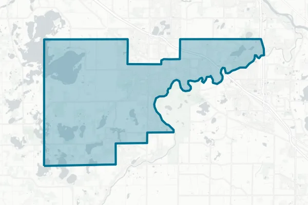 City of St. Michael — detail map