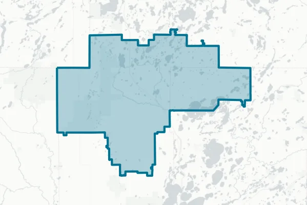 Pine River-Backus Public Schools ISD No. 2174 — detail map