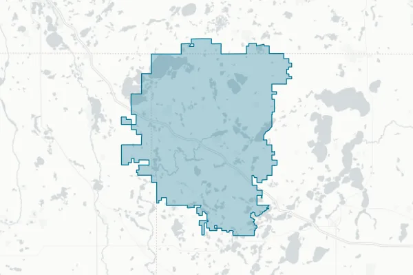 Brandon-Evansville Public Schools ISD 2098 — detail map