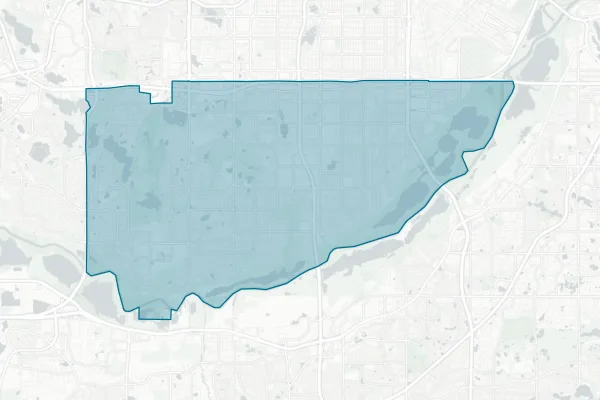 ISD #271 Bloomington — detail map