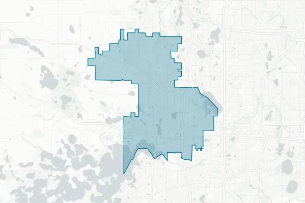 Wayzata Public Schools Independent School District No. 284 — detail map