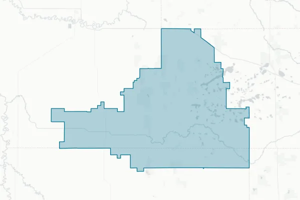 ISD #599 Fertile-Beltrami — detail map