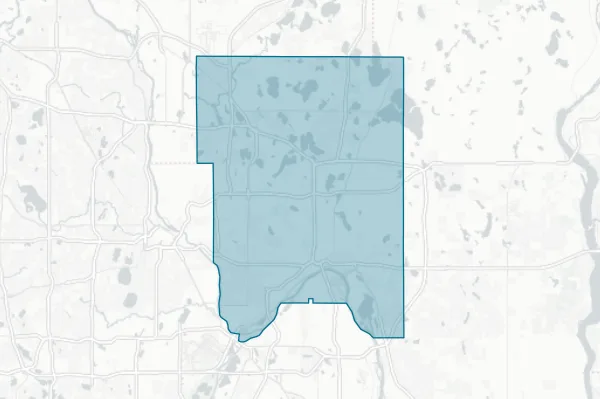 Roseville Area Schools ISD No. 623 — detail map