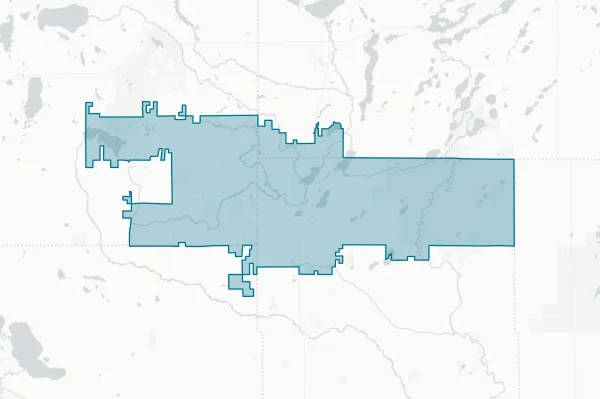 Menahga Public Schools District 821 — detail map