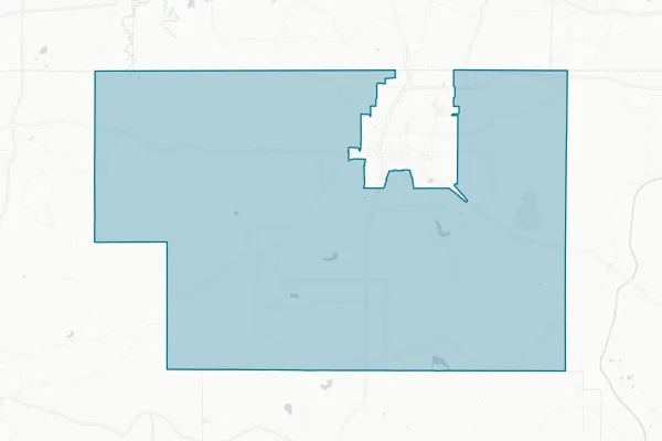 Alcorn School District — detail map