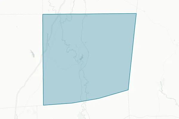 Clarke County Mississippi — detail map