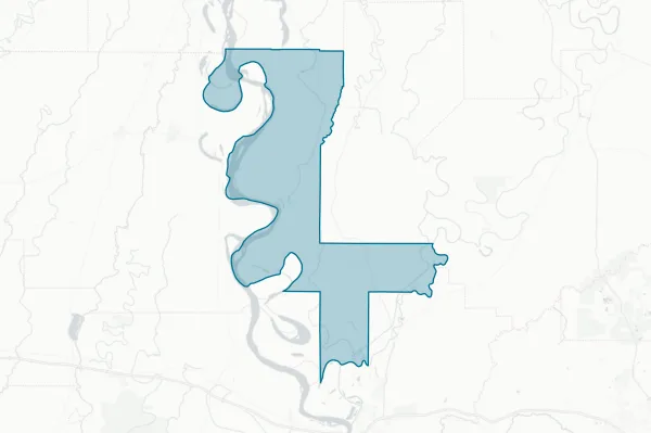 Issaquena County — detail map