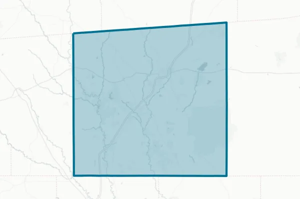 Jones County — detail map