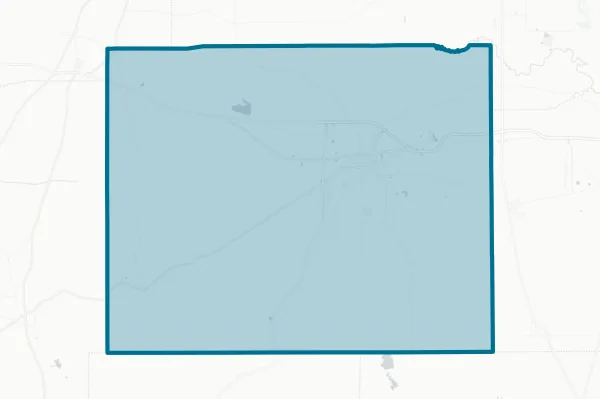 Oktibbeha County — detail map