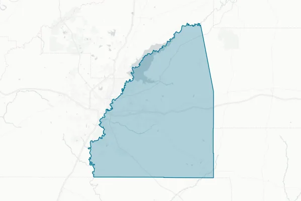 County of Rankin Board Supervisors — detail map