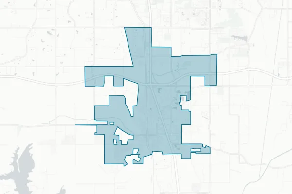 City of Hernando — detail map