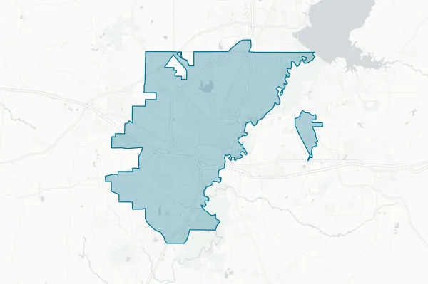 City of Jackson — detail map
