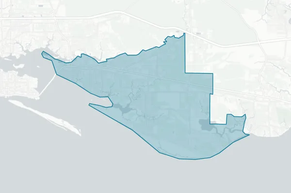 City of Ocean Springs — detail map