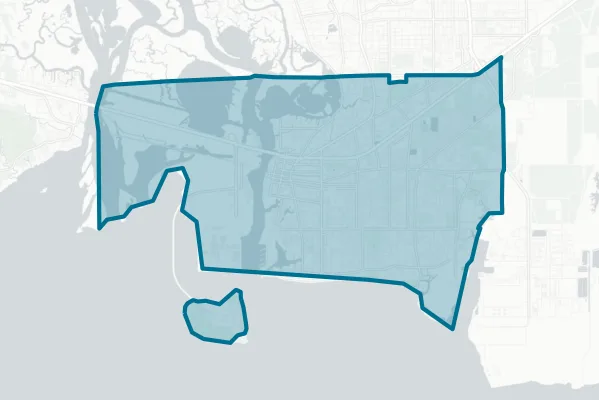 City of Pascagoula — detail map