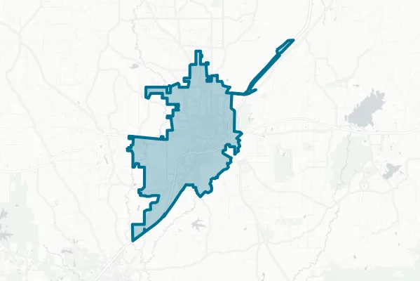 City of Laurel — detail map