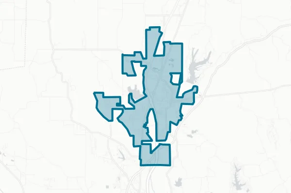 City of Saltillo — detail map