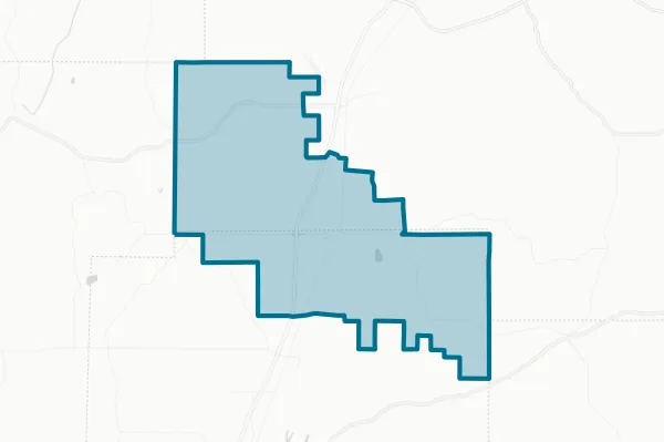 Baldwyn School District — detail map