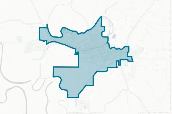 City of Greenwood — detail map