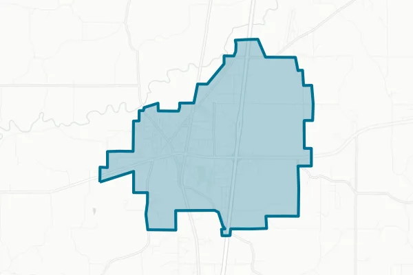City of Batesville — detail map