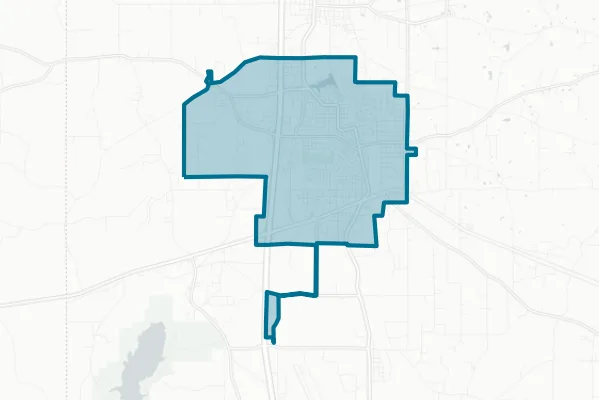 Mccomb School District — detail map