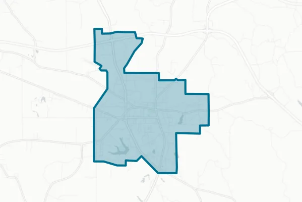 City of Pontotoc — detail map
