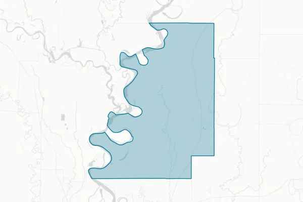 Bolivar County Board of Supervisors — detail map